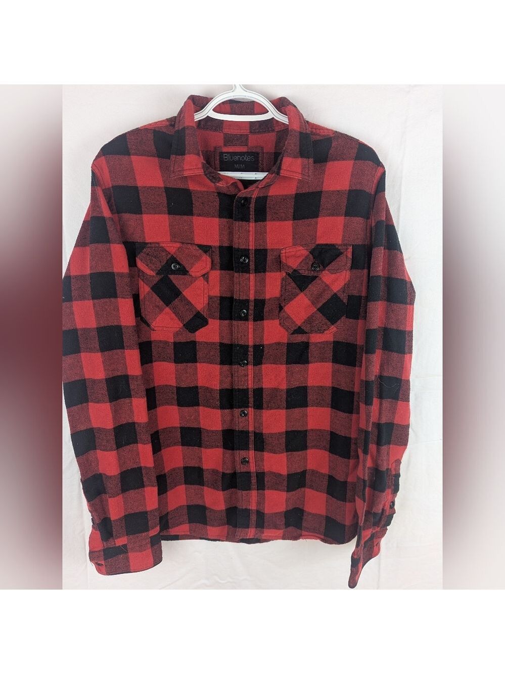 (3FOR$20/SALE) Bluenotes  Long Sleeved Checkered Flanal (M)